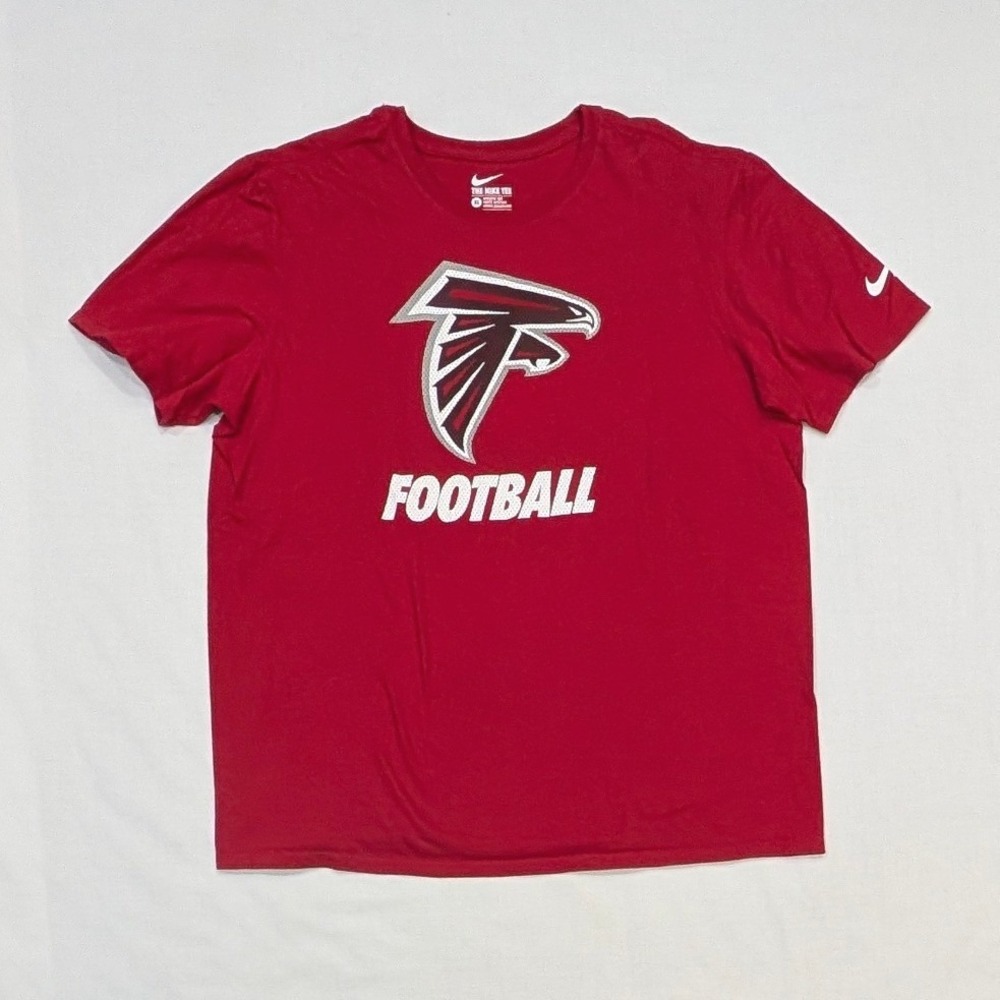 Nike Atlanta Falcons Football T-Shirt Mens XL Red Short Sleeve Athletic Cut